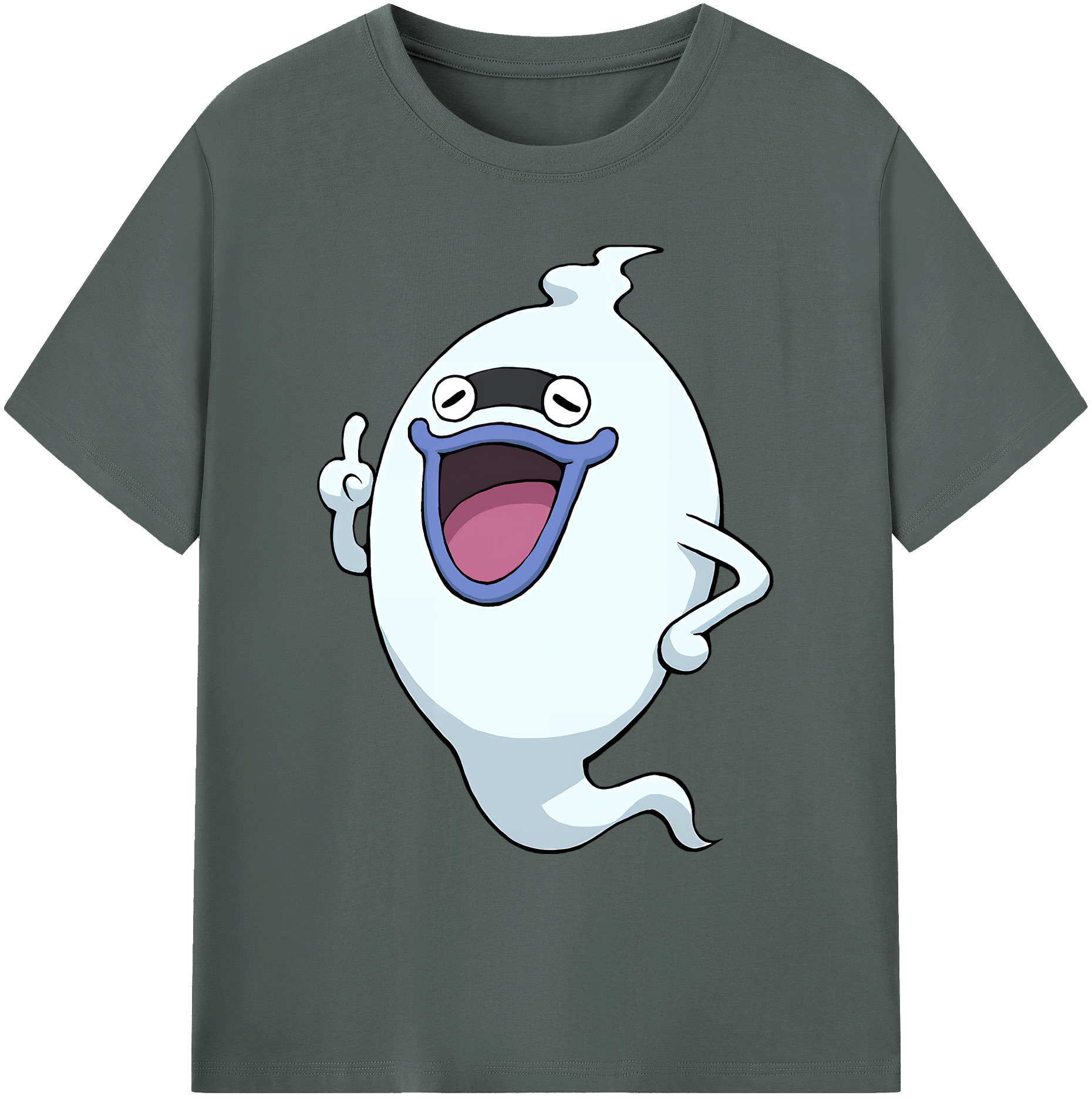 （画像用） 妖怪ウォッチ Yo-kai Watch 綿100％ メンズ半袖Tシャツ｜肌触りやわらか＆通気性